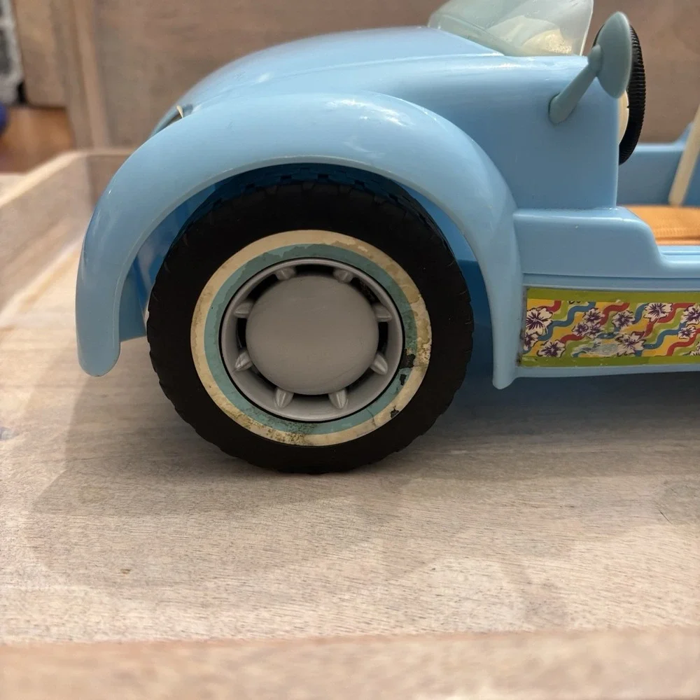 Barbie Beach Car‎ 2006 Glam Cruiser Blue Convertible Sports Car Mattel No Basket
